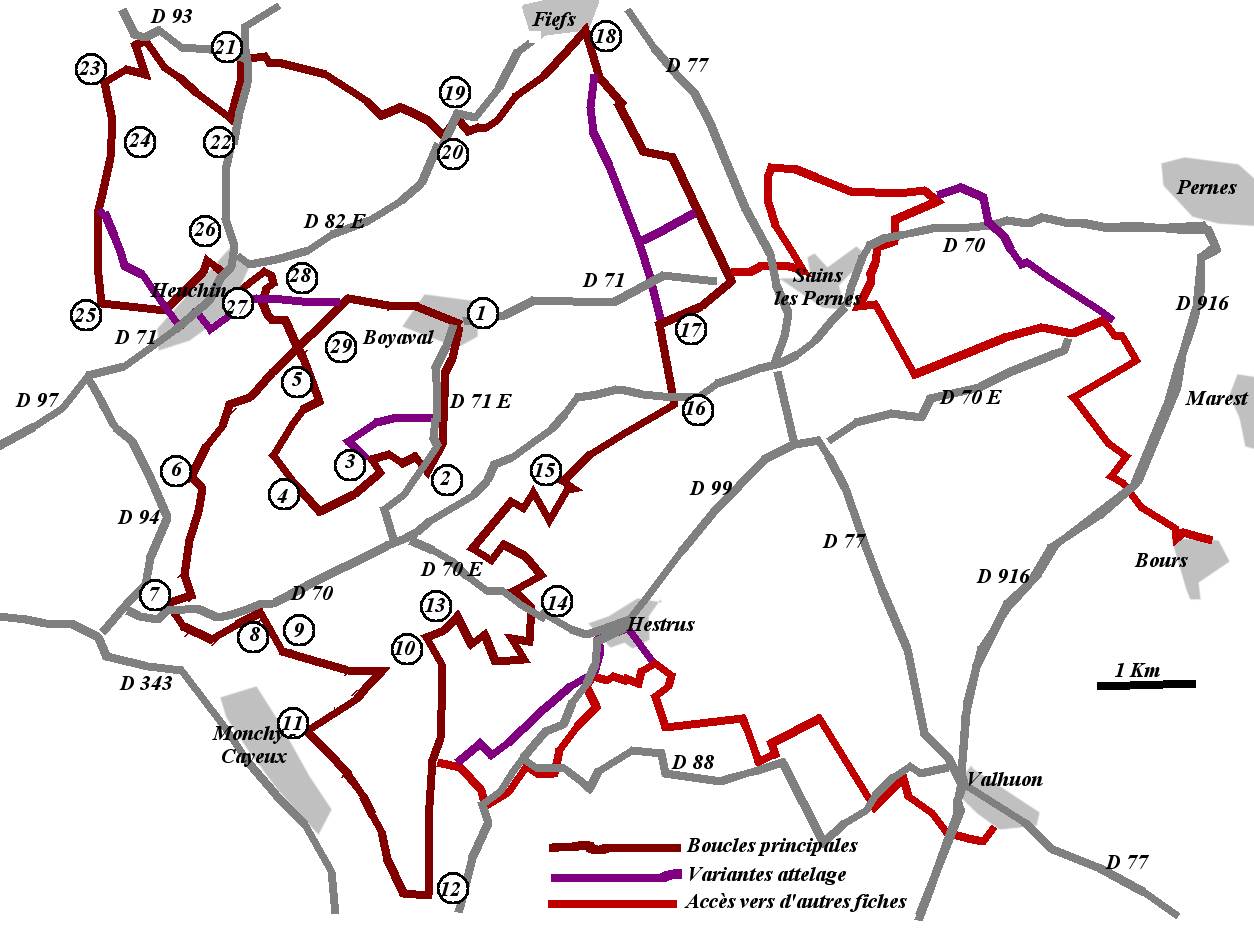 CDTE62.FFE.COM - Itineraires